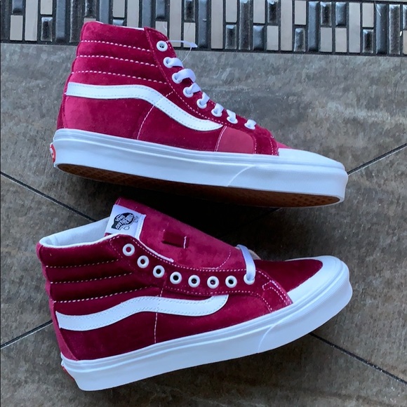 VANS SK8-Hi REISSUE 13 Velvet Beet Red l/True Whit - Picture 12 of 16
